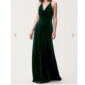 Jenny Yoo velvet Sullivan *altered to hide bra